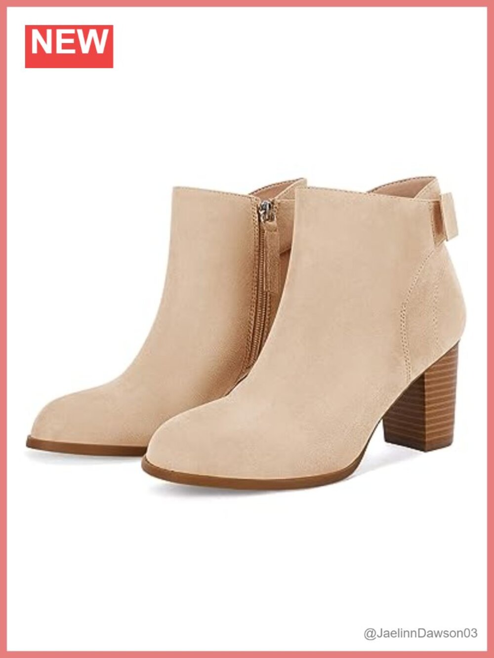 Women's Suede Ankle Booties Chunky Block Heel Bow Tie Pointed Toe